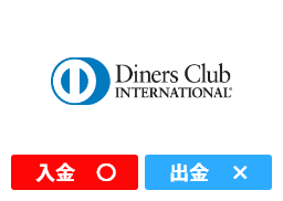 Diners Club：入金、出金